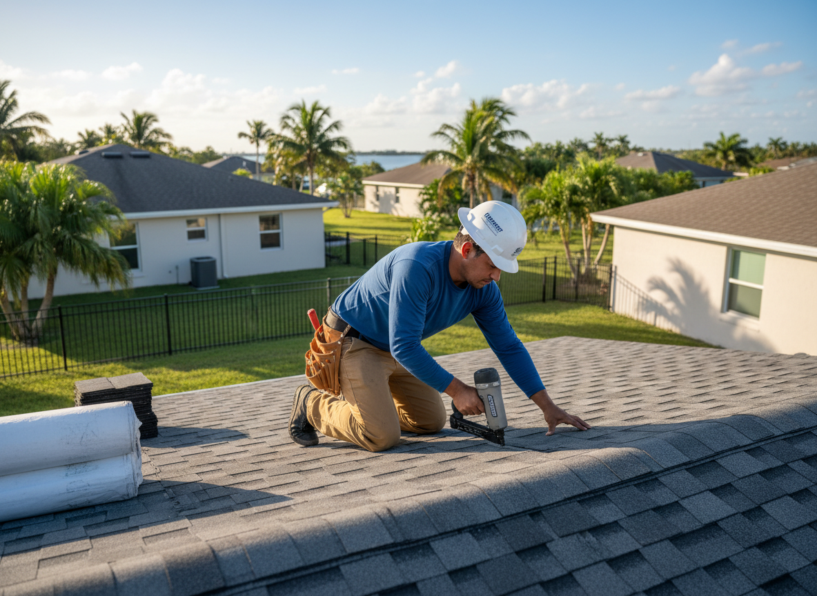 roof covering in Cutler Bay