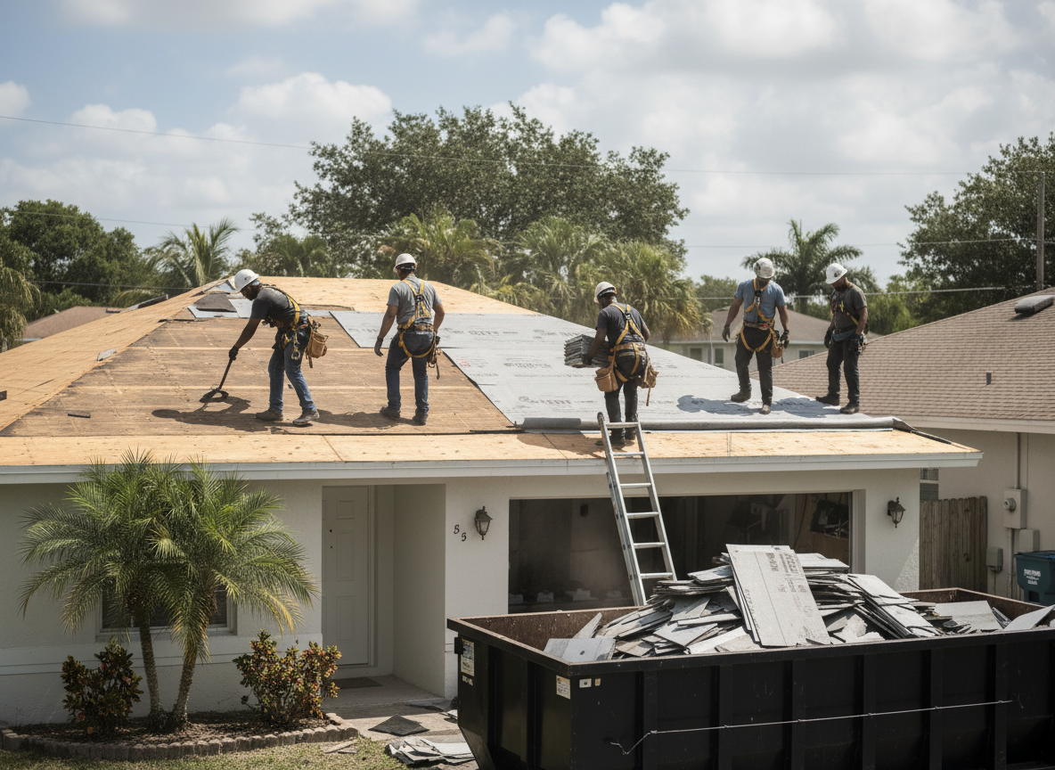 Roof Replacement in Cutler Bay