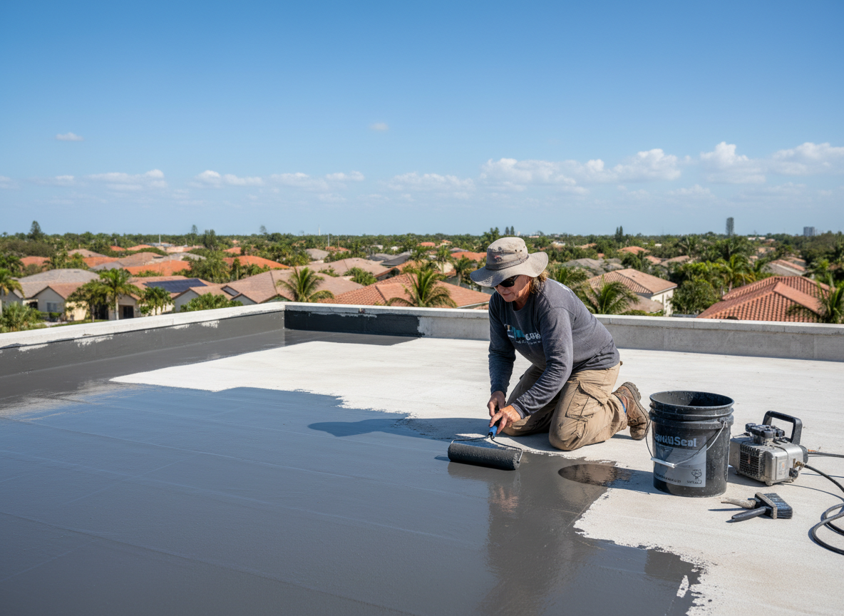 roof waterproofing in Cutler Bay